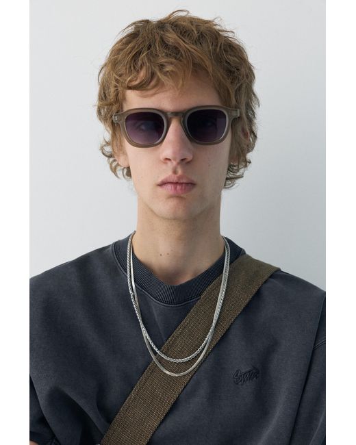 Pull&Bear Multicolor Resin Sunglasses for men