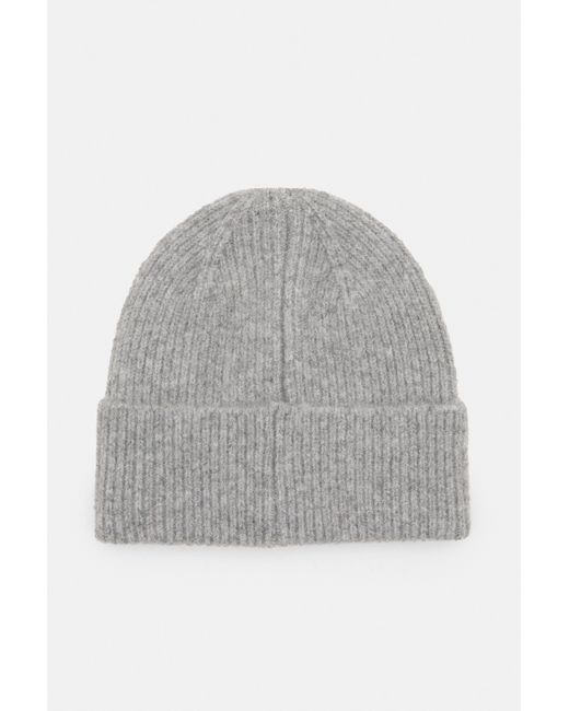 Pull&Bear Gray Strick-Beanie-Mütze