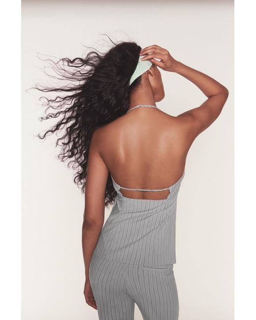 Top Halter di Pull&Bear in Gray