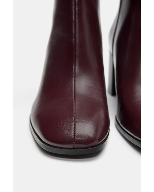 Pull&Bear Blue Absatzstiefeletten