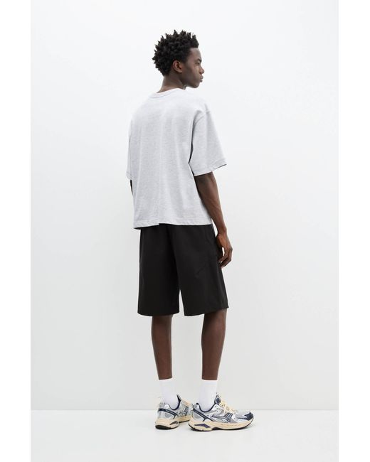 Pull&Bear Jogger-Bermudashorts Aus Interlock in White für Herren