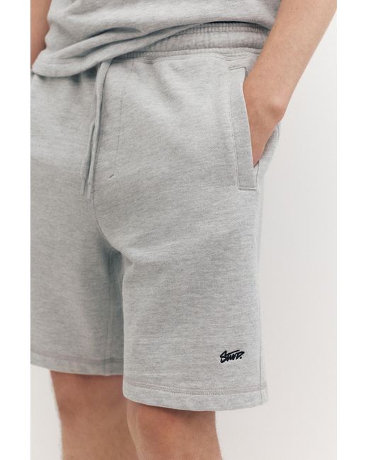 Short Jogging Stwd Pull&Bear pour homme en coloris Gray