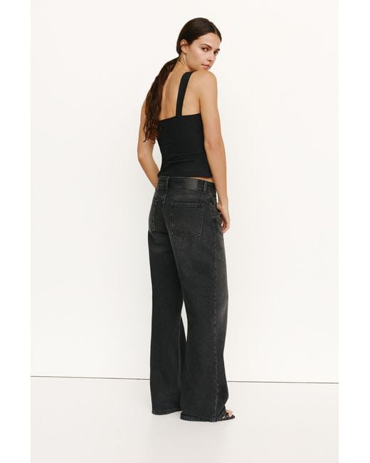 Pull&Bear Gray Strappy Corsetry-Inspired Top