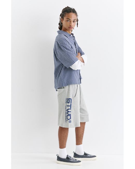 Pull&Bear Stwd Sportbermuda in het Gray voor heren
