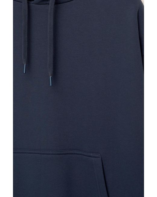 Pull&Bear Basic Hoodie in het Blue voor heren