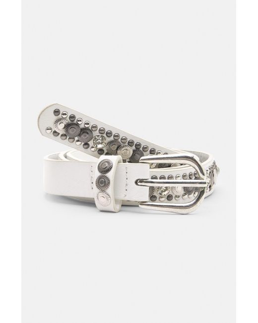 Pull&Bear Multicolor Studded Faux Leather Belt