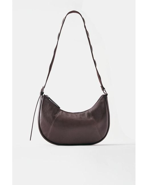 Pull&Bear White Studded Crossbody Bag