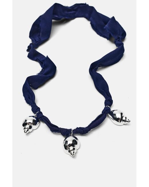 Collier Coquillages Pull&Bear en coloris Blue