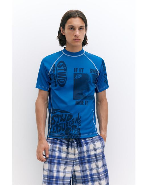 Pull&Bear Blue Pleasures X Stwd T-Shirt for men