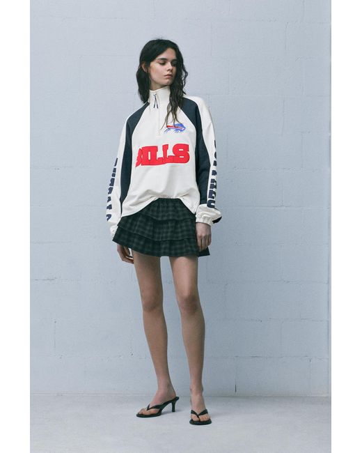 Pull&Bear Multicolor Nfl Bills Zip-Up Sweatshirt