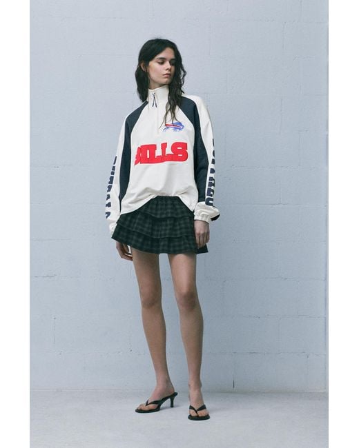Pull&Bear Multicolor Nfl Bills Zip-Up Sweatshirt