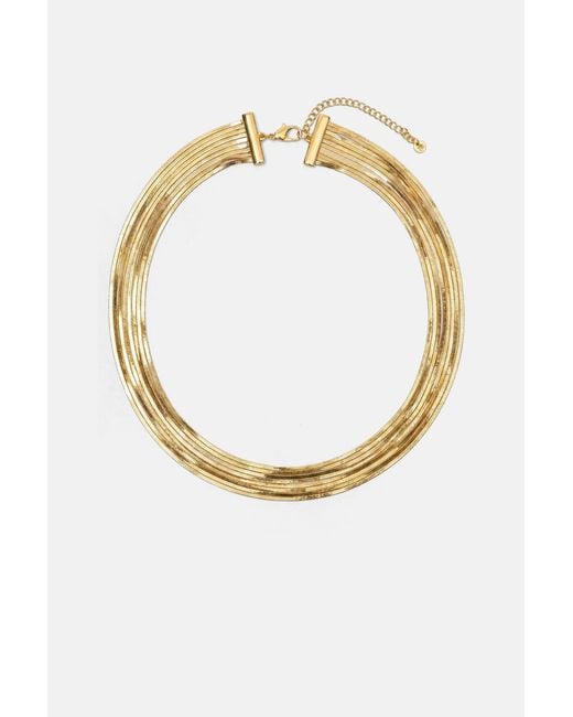 Collana Multicatena di Pull&Bear in Metallic