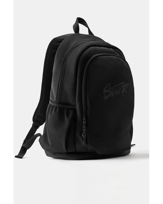 Zaino Stwd di Pull&Bear in Black da Uomo