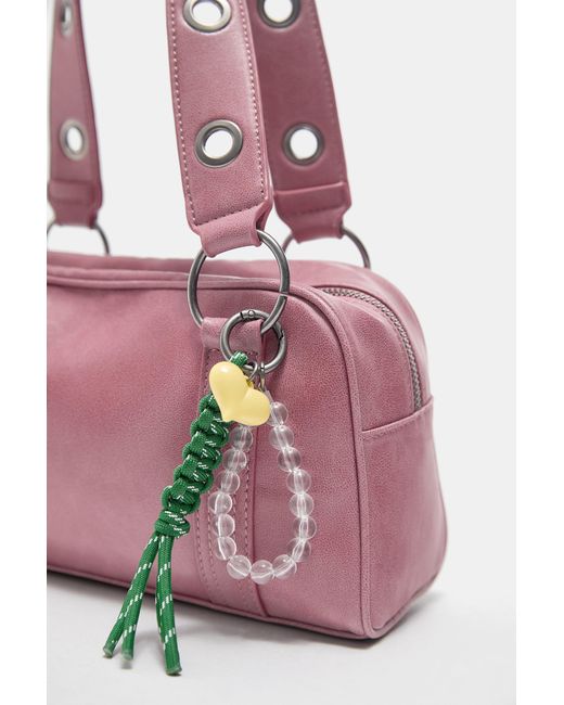 Pull&Bear Green Embellished Shoulder Bag