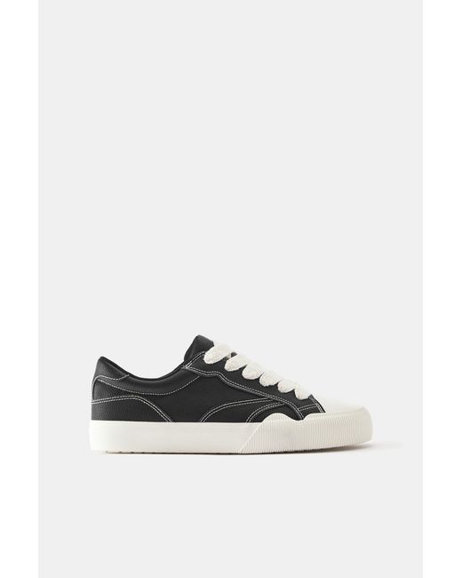 Pull&Bear Casual-Sneaker Mit Nähten in Gray für Herren