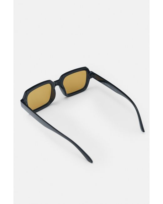 Pull&Bear Black Square Resin Sunglasses