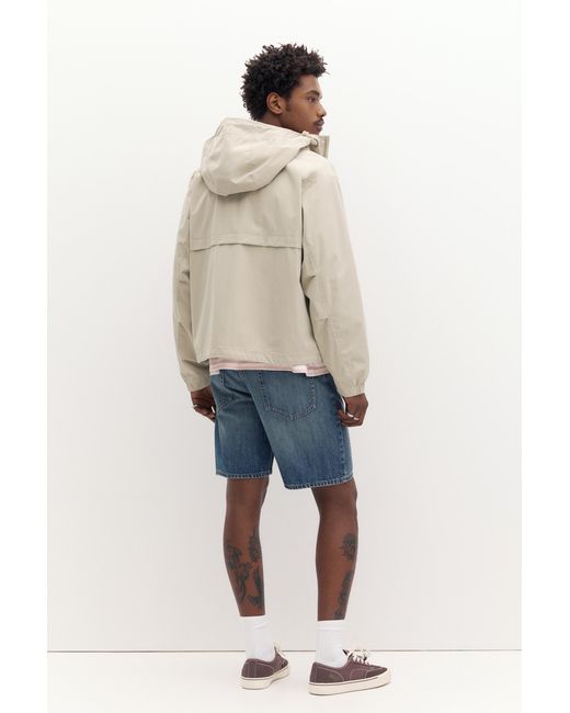 Pull&Bear Natural Lightweight Stwd Raincoat for men