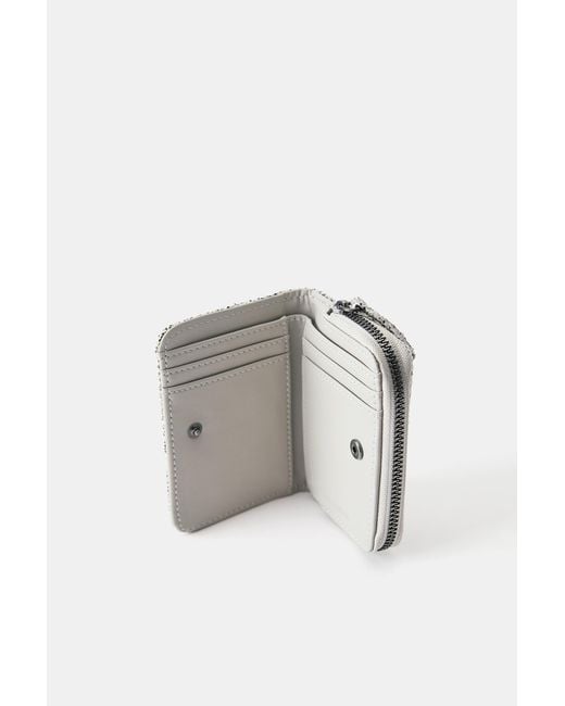 Pull&Bear Black Brieftasche Mit Schlangenhautprint