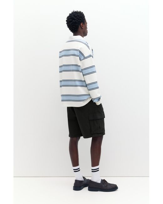 Pull&Bear Cargobermuda in het Black voor heren