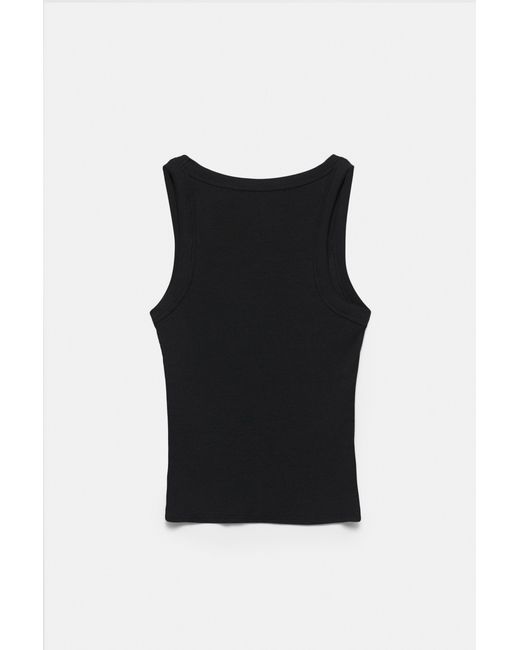 Débardeur Basique Pull&Bear en coloris Black