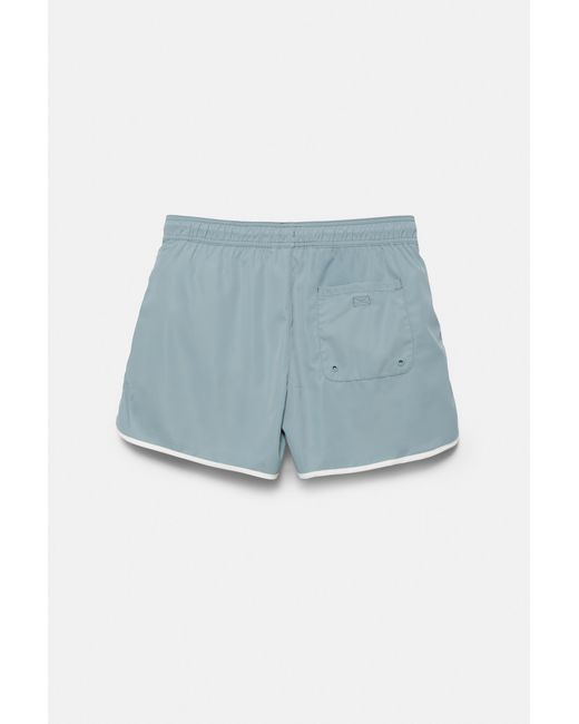 Pull&Bear Blue Stwd Board Shorts for men