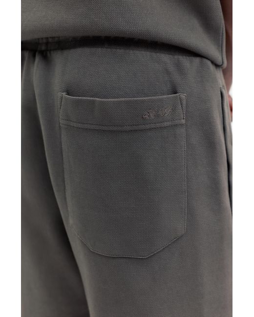 Bermuda Jogger Piqué Pull&Bear pour homme en coloris Gray