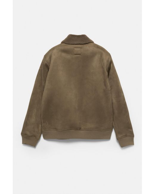 Veste Double Face Combinée Pull&Bear pour homme en coloris Brown