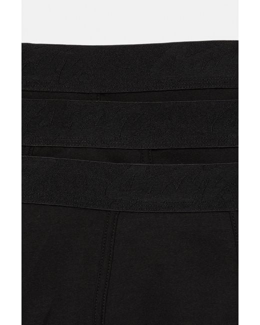 Pull&Bear Black Pack Of 3 Stwd Boxers for men