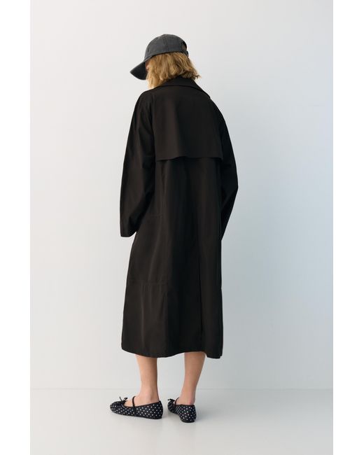 Trench Léger Oversize Pull&Bear en coloris Natural