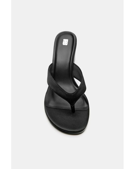 Pull&Bear White Sandalen Mit Keilabsatz