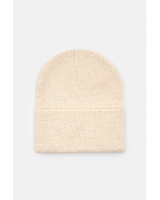 Pull&Bear Natural Beanie Hat for men