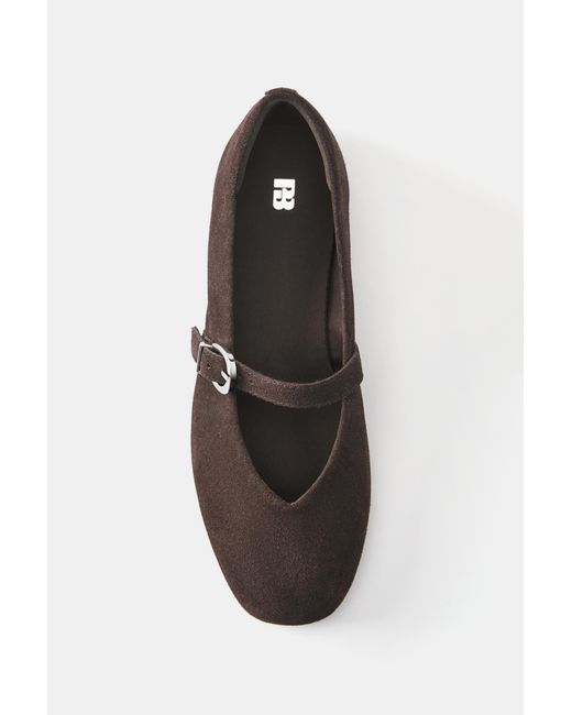Pull&Bear White Lederballerinas