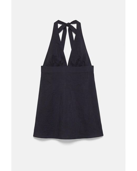 Pull&Bear Korte Halterjurk in het Black