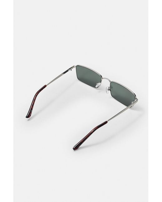 Pull&Bear Metallic-Sonnenbrille in Green für Herren
