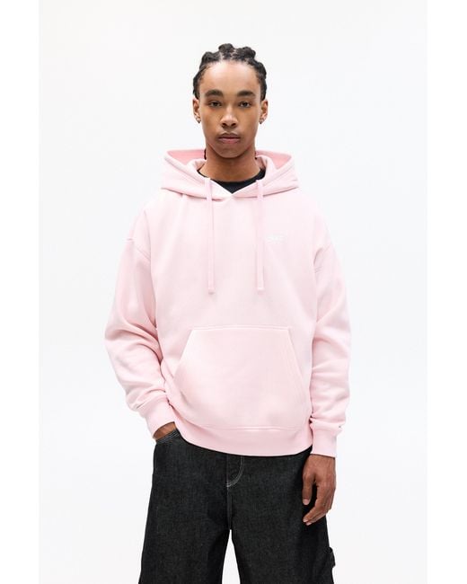 Pull&Bear Pink Stwd Hoodie for men