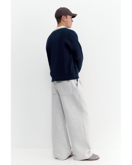 Pull Col Polo Pull&Bear pour homme en coloris Blue