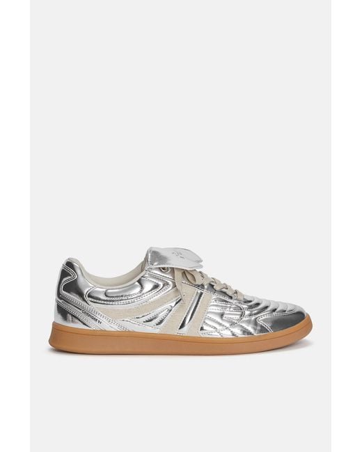 Pull&Bear White Retro Trainers With Tongue