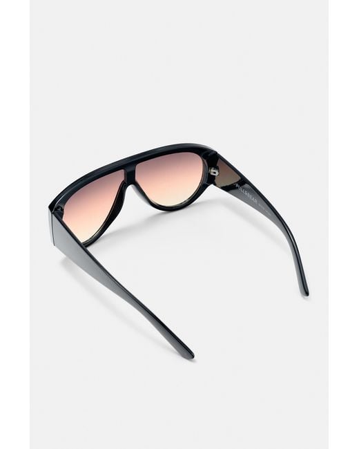 Pull&Bear Brown Aviator Sunglasses
