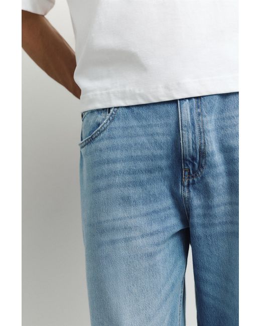Pull&Bear Baggy Relaxed Jeans in het Blue voor heren