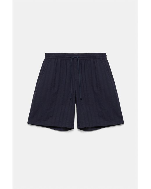 Short Jogging Texturé Pull&Bear pour homme en coloris Blue