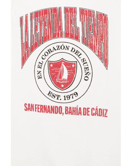 Pull&Bear Green Camarón Tank Top for men