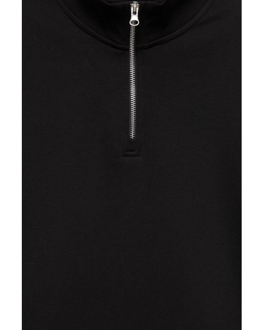 Pull&Bear Sweater Met Ritskraag in het Black voor heren