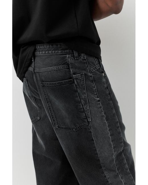 Pull&Bear Balloon Fit Jeans in het Black voor heren