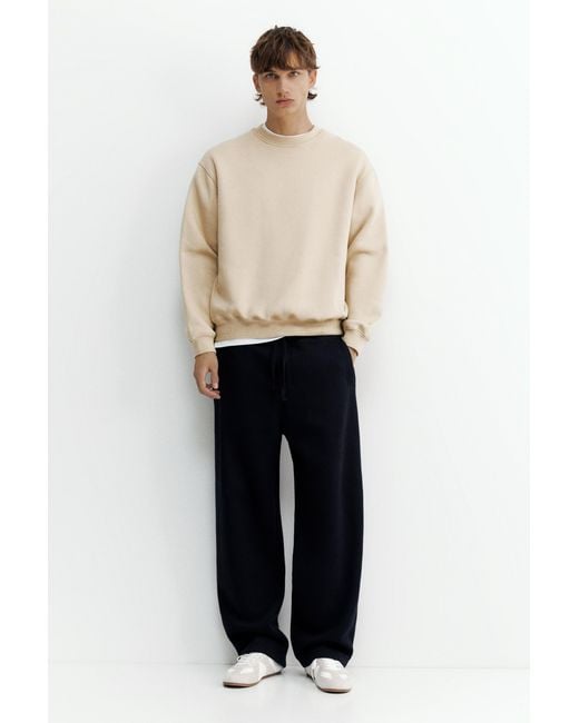 Pull&Bear Natural Relaxed Fit Sweatshirt for men