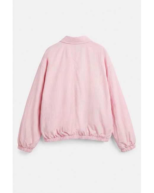 Pull&Bear Soepelvallend Oversized Jack in het Pink