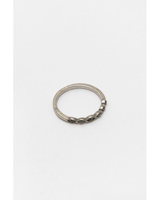 Pull&Bear White Packung Mit 2 Schmuckringen