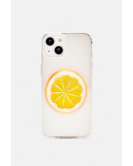 Pull&Bear White Transparent Fruit Iphone Case