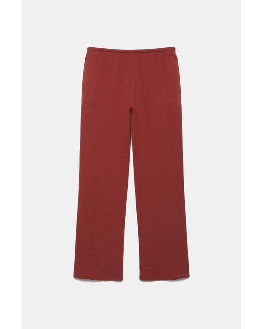 Pantalon Fluide En Bambula Pull&Bear en coloris Multicolor