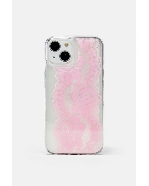 Pull&Bear Pink Lace Iphone Case