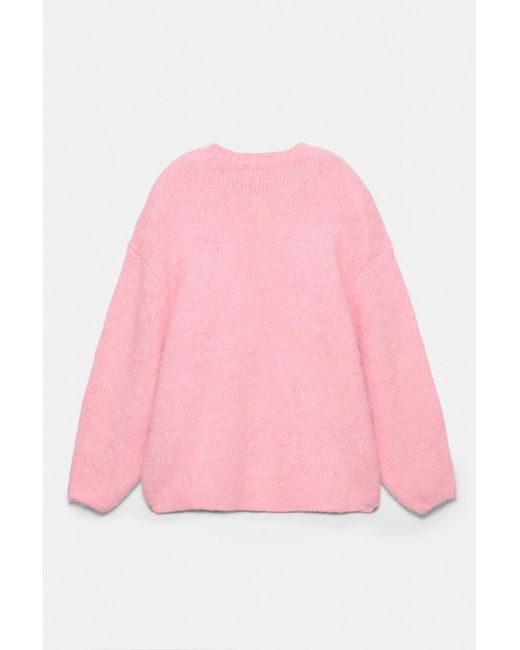 Pull&Bear Pink Round Neck Jumper